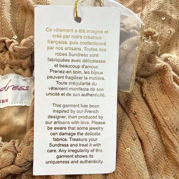 Sundress x Revolve Anoushka Strapless Dress in Saint Barth Canyon Size XS/S - Picture 11 of 12